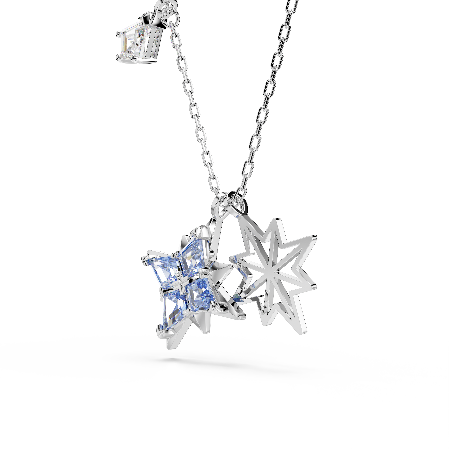 Resim Symbolica Kolye, Yıldız, Mavi, Rodyum kaplama