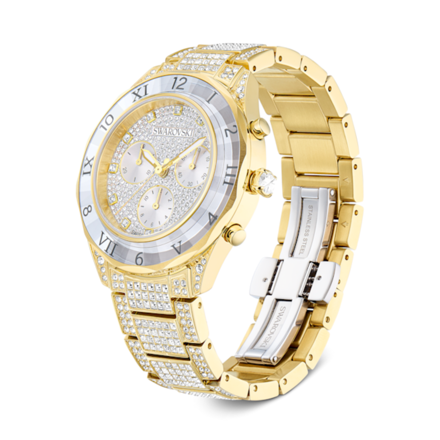 Resim Dextera lux Saat, İsviçre Üretimi, Metal bileklik, Altın Rengi, Altın rengi yüzey