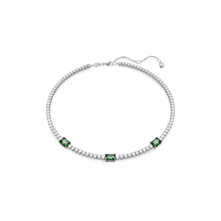 Resim Matrix Tennis Kolye, Karışık kesimler, Yeşil, Rodyum kaplama