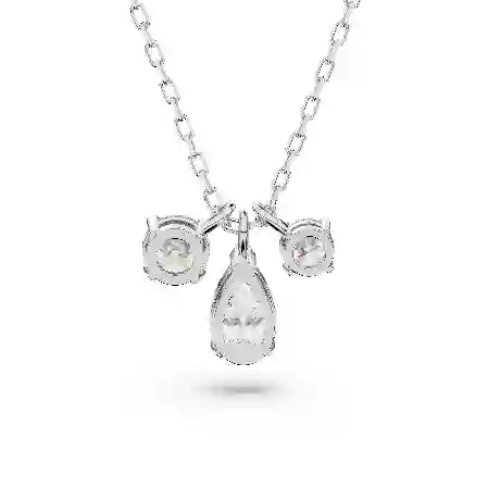 Resim Attract Kolye, Karışık kesimler, Küme, Beyaz, Rodyum kaplama