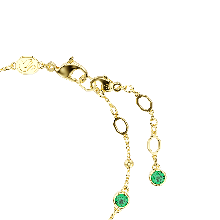 Resim Imber Bileklik, Yuvarlak kesim, Yeşil, Altın rengi kaplama