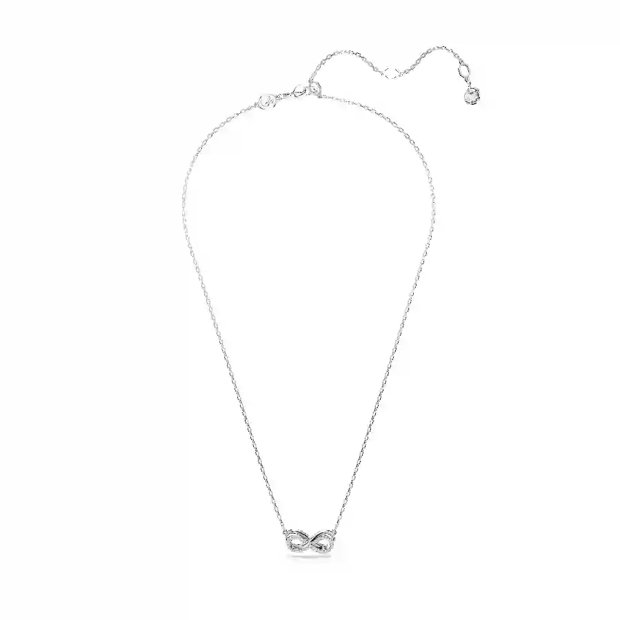 Resim Hyperbola Kolye, Pavé, Infinity, Beyaz, Rodyum kaplama