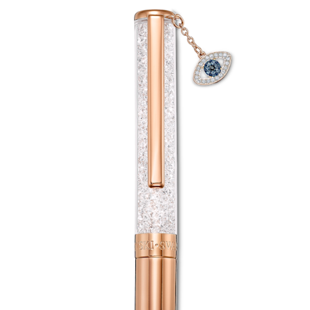 Resim Crystalline Tükenmez Kalem, Nazarlık, Rose Altın tonu, Pembe altın rengi kaplama