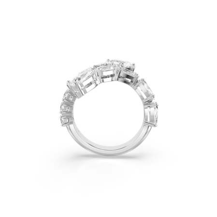 Resim Matrix Yüzük, Karışık kesimler, Beyaz, Rodyum kaplama