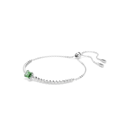 Resim Matrix Tennis Bileklik, Karışık kesimler, Yeşil, Rodyum kaplama