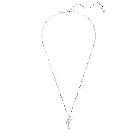 Resim Matrix Kolye, Karışık kesimler, Beyaz, Rodyum kaplama