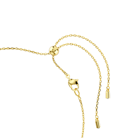 Resim Idyllia Kolye, Kristal inci, Karışık kesimler, Çiçek, Çok renkli, Altın rengi kaplama