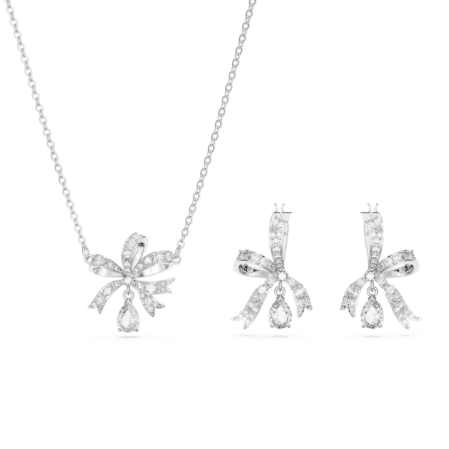 Resim Hyperbola Set, Fiyonk, Beyaz, Rodyum kaplama