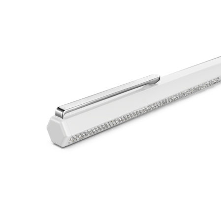 Resim Crystal Shimmer Tükenmez Kalem, Beyaz lakeli, krom kaplama