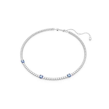 Resim Matrix Tennis Kolye, Karışık kesimler, Mavi, Rodyum kaplama