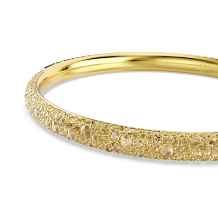 Resim Sublima Bileklik, Kar pavé, Beyaz, Altın rengi kaplama