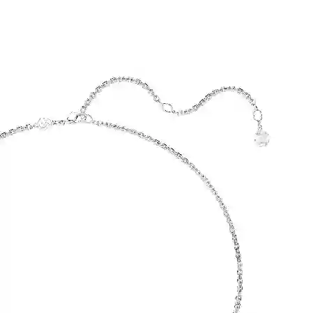 Resim Millenia Kolye, Sekizgen kesim, Beyaz, Rodyum kaplama