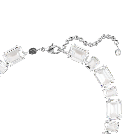 Resim Millenia Kolye, Karışık kesimler, Beyaz, Rodyum kaplama