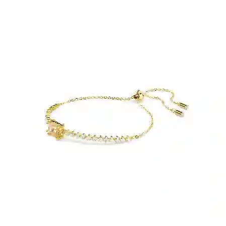 Resim Matrix Tennis bileklik, Karışık kesimler, Caramel, Altın rengi kaplama