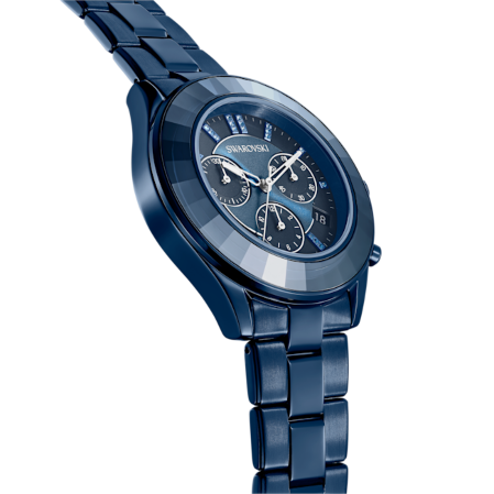 Resim Octea lux sport Saat, İsviçre Üretimi, Metal bileklik, Mavi, Mavi yüzey