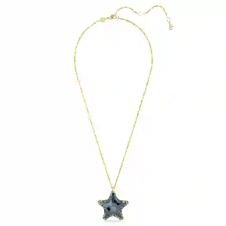 Resim Idyllia SCS Kolye, Denizyıldızı, Mavi, Altın rengi kaplama