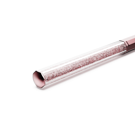 Resim Crystalline Tükenmez Kalem, Sekizgen şekil, Pembe, Pembe lakeli