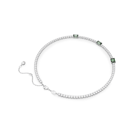 Resim Matrix Tennis Kolye, Karışık kesimler, Yeşil, Rodyum kaplama