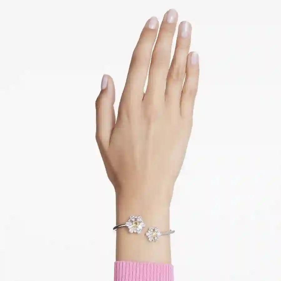 Resim Idyllia Bileklik, Çiçek, Sarı, Rodyum kaplama