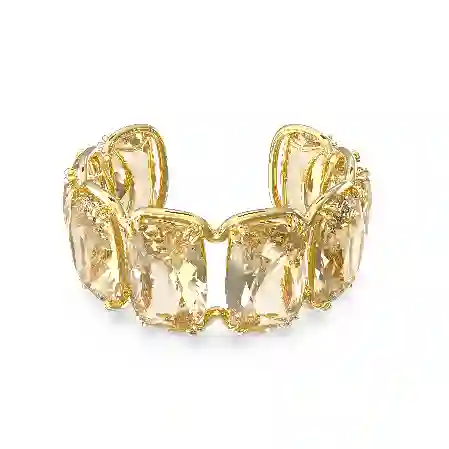 Resim Harmonia Kelepçe, Büyük yüzer kristaller, Altın Rengi, Altın rengi kaplama