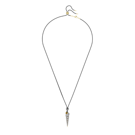 Resim Idyllia Kolye, Yuvarlak kesim, Deniz Kabuğu, Beyaz, Karışık metal yüzey