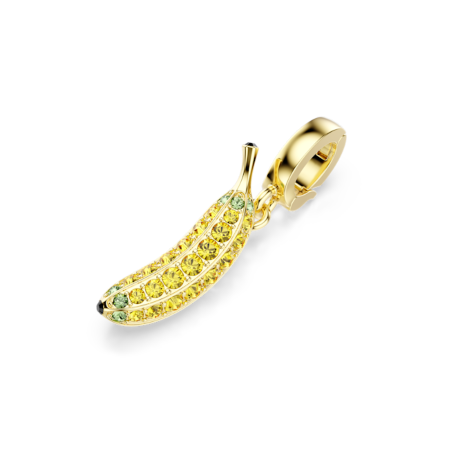 Resim Minions Banana Charm, Pavé, Sarı, Altın rengi kaplama