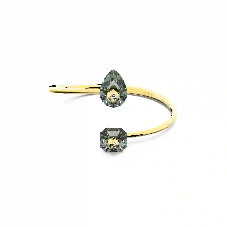 Resim Numina Bileklik, Karışık kesimler, Gri, Altın rengi kaplama