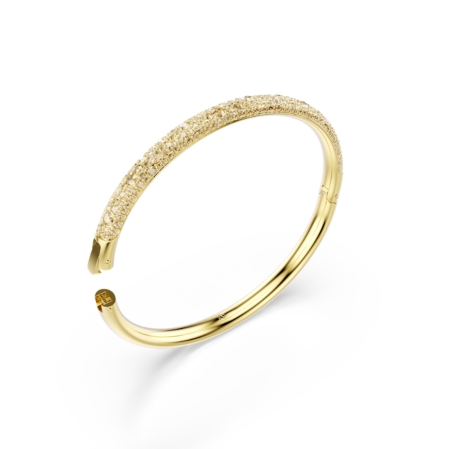 Resim Sublima Bileklik, Kar pavé, Beyaz, Altın rengi kaplama