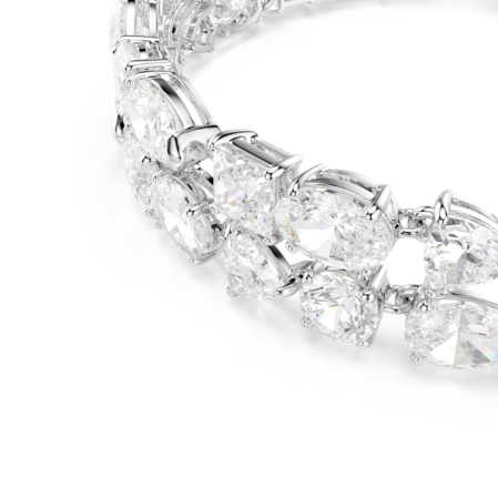 Resim Mesmera Bileklik, Karışık kesimler, Beyaz, Rodyum kaplama