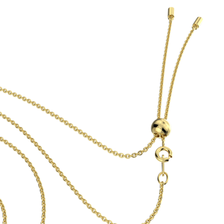 Resim Generation Kolye, Beyaz, Altın rengi kaplama