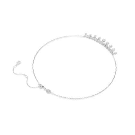 Resim Idyllia Kolye, Karışık kesimler, Kar tanesi, Beyaz, Rodyum kaplama