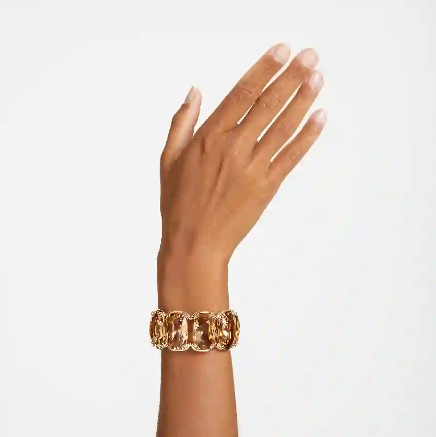 Resim Harmonia Kelepçe, Büyük yüzer kristaller, Altın Rengi, Altın rengi kaplama