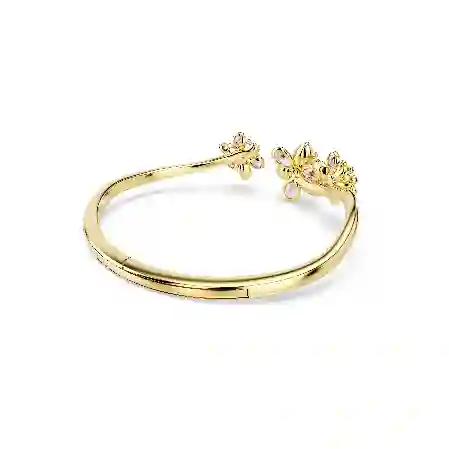 Resim Idyllia Bileklik, Karışık kesimler, Çiçek, Çok renkli, Altın rengi kaplama