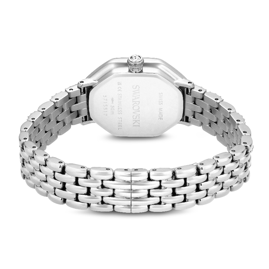 Resim Dextera Octagon Saat, İsviçre Üretimi, Metal bileklik, Gümüş Rengi, Paslanmaz çelik