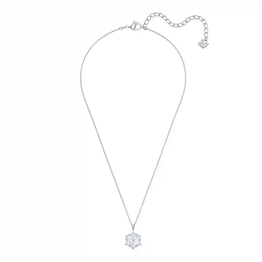 Resim Magic Kolye, Kar tanesi, Beyaz, Rodyum kaplama