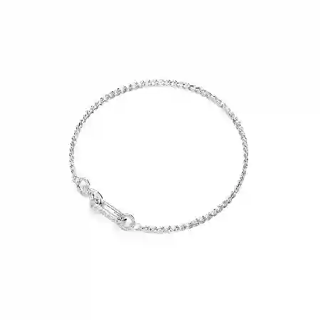 Resim Dextera Kolye, Pavé, Karışık bağlantılar, Beyaz, Rodyum kaplama