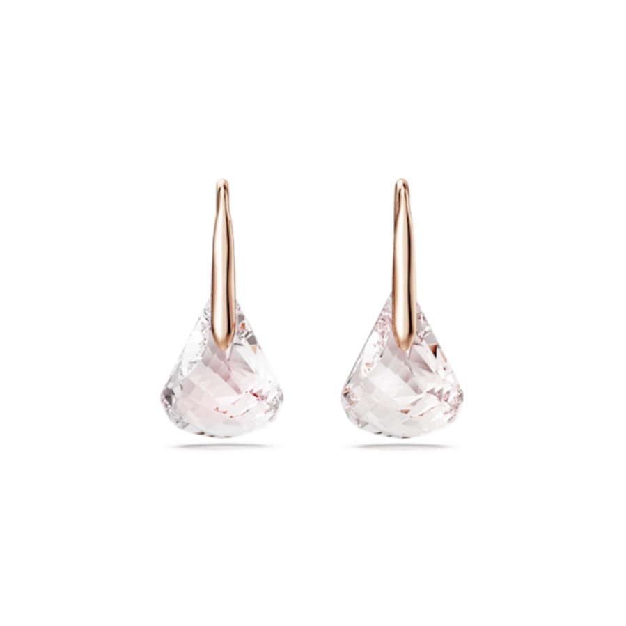 Resim Lunar damla küpeler, Pembe, Pembe altın rengi kaplama