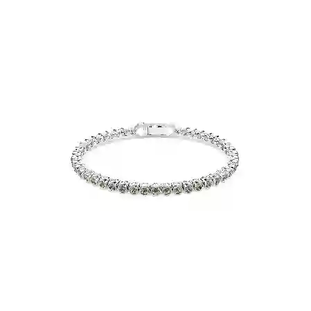 Resim Imber Emily Tennis bileklik, Yuvarlak kesim, Siyah, Rodyum kaplama