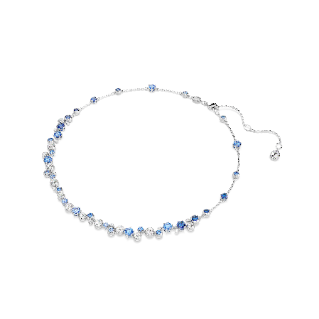 Resim Constella Kolye, Karışık kesimler, Mavi, Rodyum kaplama