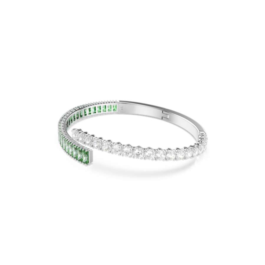 Resim Matrix Bileklik, Karışık kesimler, Yeşil, Rodyum kaplama