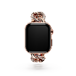 Resim Zincir kordon, Apple Watch® 40 mm ve 41 mm ile uyumlu, Rose Altın tonu, Pembe altın rengi yüzey