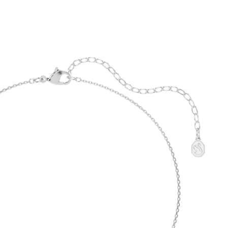 Resim Symbolica Kolye, Kristal inci, Yuvarlak kesim, Pavé, At Nalı, Beyaz, Rodyum kaplama