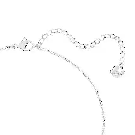 Resim Idyllia Lilia Kolye, Kelebek, Beyaz, Rodyum kaplama