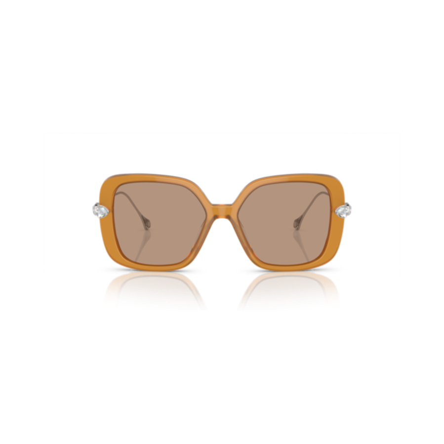 Resim Güneş Gözlüleri, İri, Kare şekil, SK6011, Kahverengi