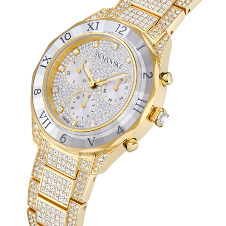 Resim Dextera lux Saat, İsviçre Üretimi, Metal bileklik, Altın Rengi, Altın rengi yüzey