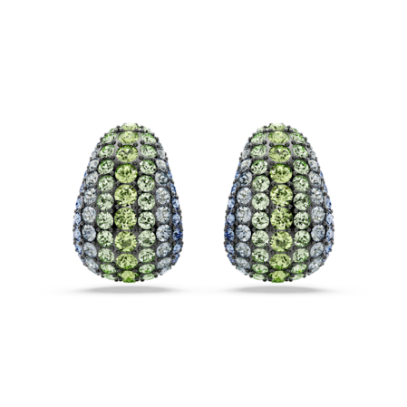 Resim Sublima damla küpeler, Yuvarlak kesim, Küçük, Çok renkli, Rutenyum kaplama