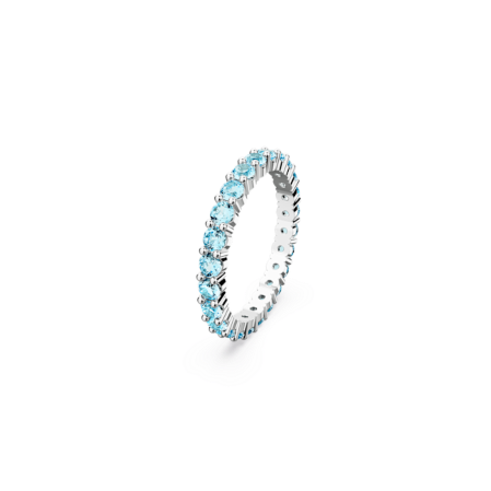 Resim Matrix Yüzük, Yuvarlak kesim, Mavi, Rodyum kaplama