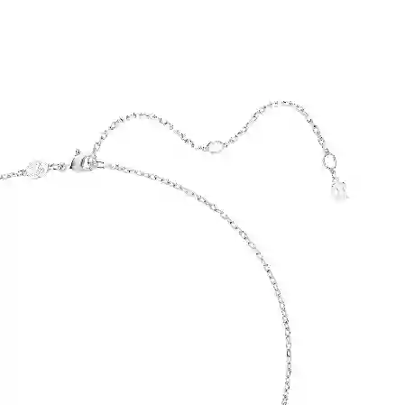 Resim Matrix Kolye, Baget kesim, Beyaz, Rodyum kaplama