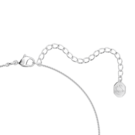 Resim Millenia Kolye, Trilliant kesim, Beyaz, Rodyum kaplama