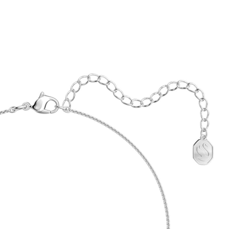 Resim Millenia Kolye, Trilliant kesim, Beyaz, Rodyum kaplama